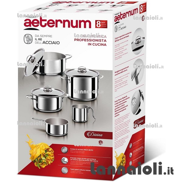 BATTERIA DIVINA PZ.8 aeternum bialetti
